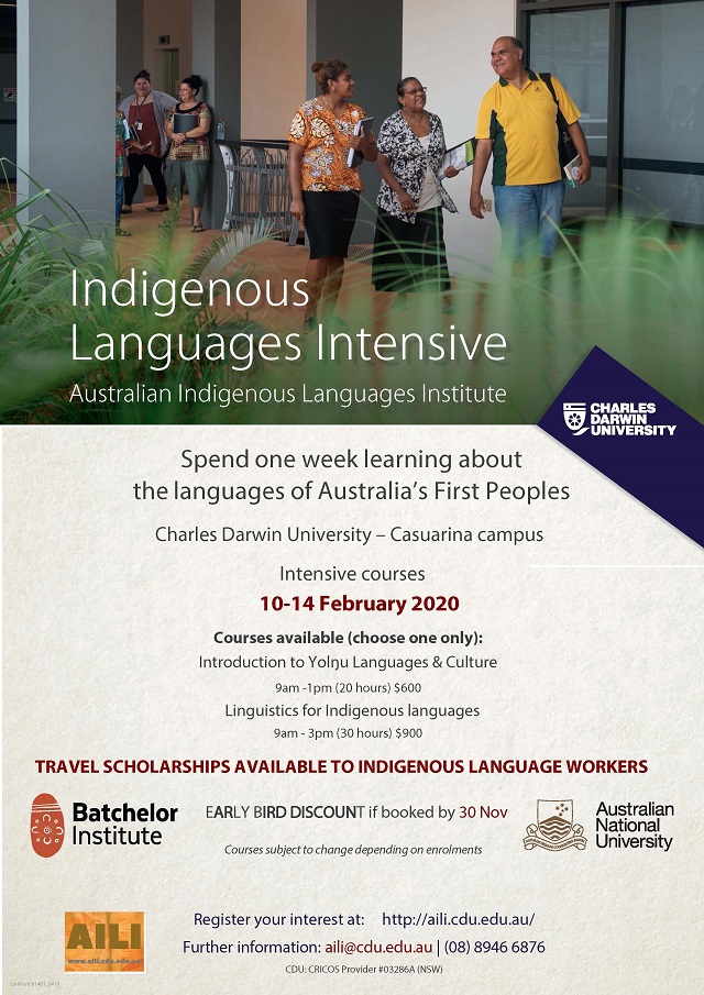 Indigenous Languages Intensive